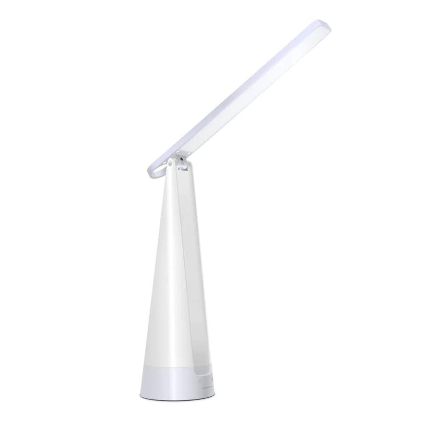 Aigostar - LED Ljusreglerad uppladdningsbar bordslampa LED/7W/5V 4000K 4400 mAh vit