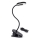 Aigostar - LED Ljusreglerad uppladdningsbar bordslampa med klämma LED/3W/5V 1800mAh svart