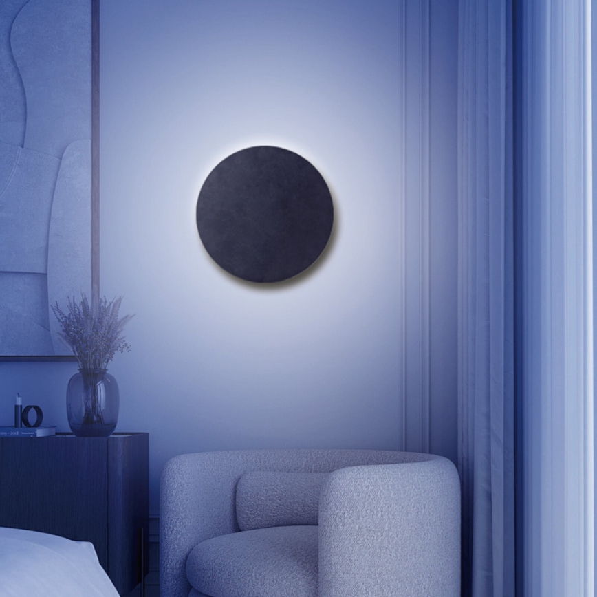 Aigostar - LED ljusreglerad vägglampa MESH Smart LED/12W/230V 2700-6500K svart