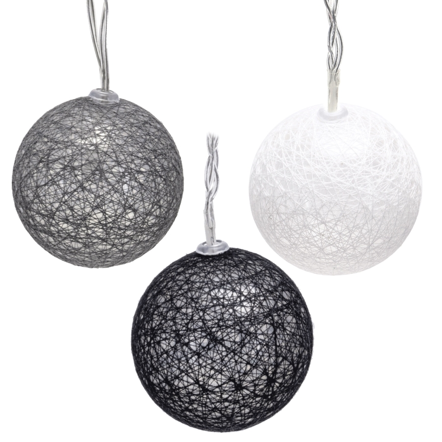 Aigostar - LED-ljusslinga 10xLED/3xAA 2m varmvit