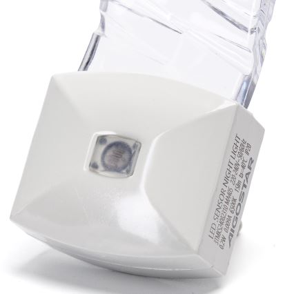 Aigostar - LED Nattlampa med skymningssensor LED/0,2W/230V 6500K
