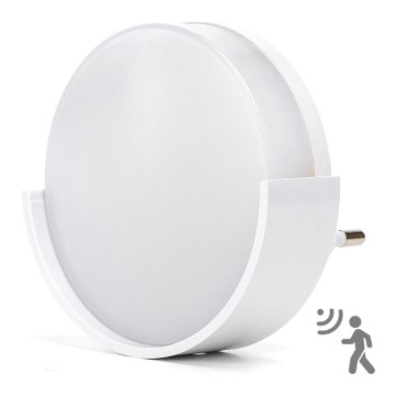 Aigostar - LED Nattlampa med skymningssensor LED/1W/230V 6500K rund