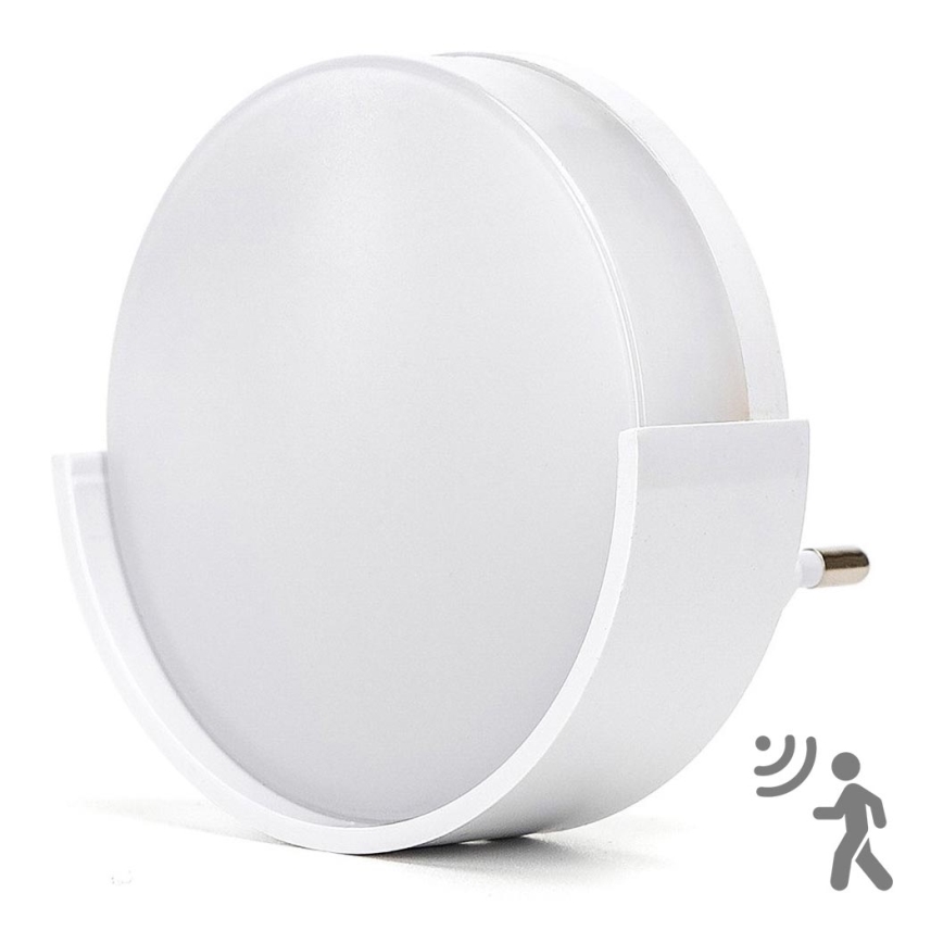 Aigostar - LED Nattlampa med skymningssensor LED/1W/230V 6500K rund