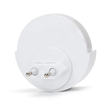 Aigostar - LED Nattlampa med skymningssensor LED/1W/230V 6500K rund