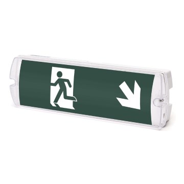 Aigostar - LED nödbelysning EMERGENCY EXIT LED/4W/230V IP65 6500K 600mAh
