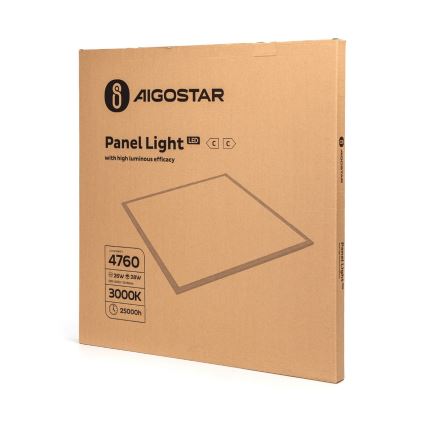 Aigostar - LED infälld panel LED/28W/230V 62x62 cm 3000K