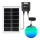 Aigostar - LED RGB Dimbar  solcellsljuskrona MESH LED/20W/3,7V 4000 mAh 2700K-6500K IP65 diameter 15 cm
