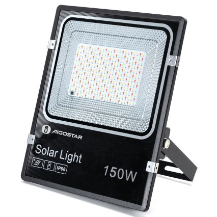 Aigostar - LED RGB Dimbar solcellsstrålkastare LED/150W/3,2V IP66 + fjärrkontroll