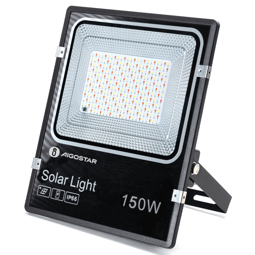 Aigostar - LED RGB Dimbar solcellsstrålkastare LED/150W/3,2V IP66 + fjärrkontroll