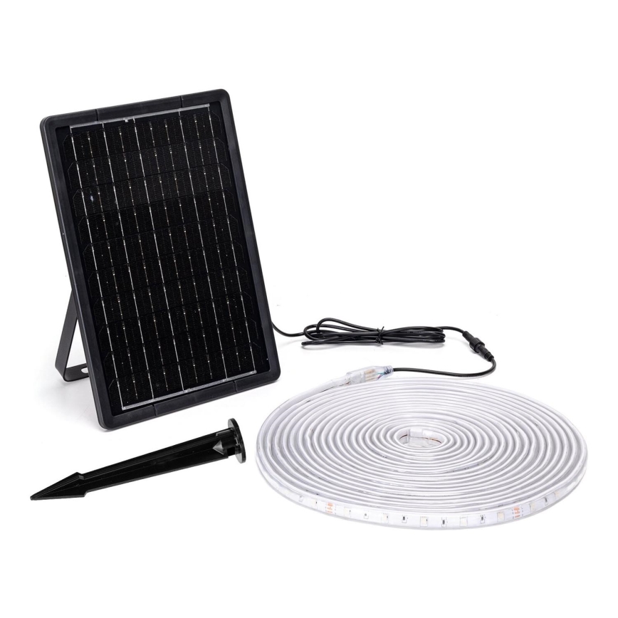 Aigostar - LED RGB Dimbar solcellsstrip LED/10W/3,2V 10 m IP65 + fjärrkontroll