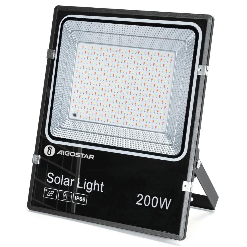 Aigostar - LED RGB Dimbar solcellsspot LED/200W/3,2V IP66 16000 mAh + fjärrkontroll