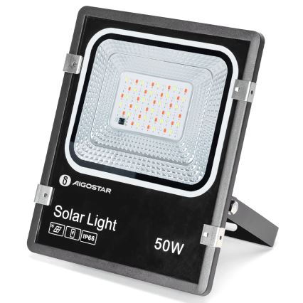 Aigostar - LED RGB Dimbar solreflektor LED/50W/3,2V IP66 4000 mAh + fjärrkontroll