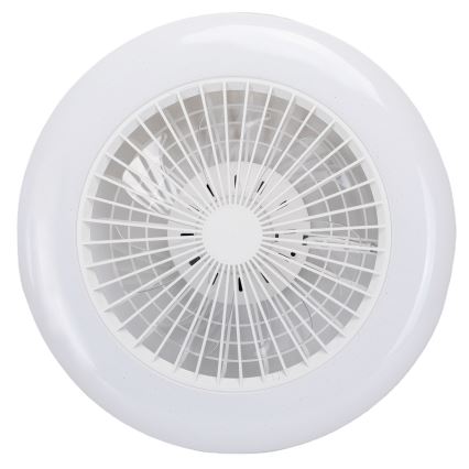 Aigostar - LED RGB Dimbar taklampa med fläkt MESH LED/40W/230V 2700-6500K vit + fjärrkontroll