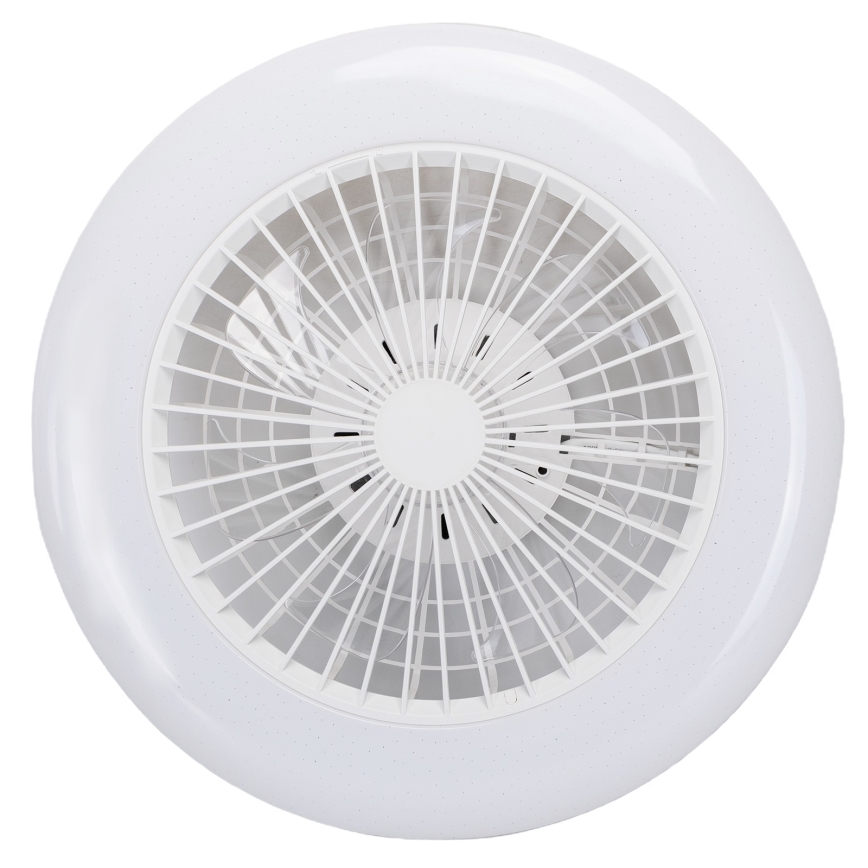 Aigostar - LED RGB Dimbar taklampa med fläkt MESH LED/40W/230V 2700-6500K vit + fjärrkontroll