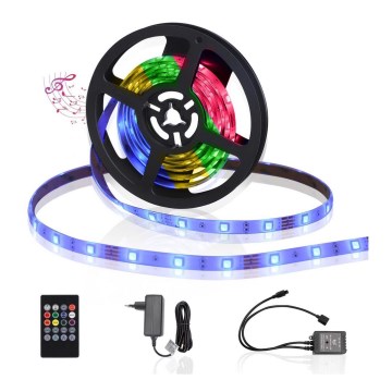 Aigostar - LED RGB Dimbar utomhusslinga 3m LED/24W/12/230V IP65