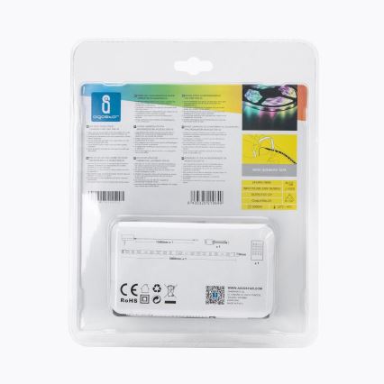 Aigostar - LED RGB Dimbar utomhusslinga 3m LED/24W/12/230V IP65