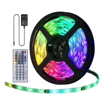 Aigostar - LED RGB Dimbar utomhusslinga 5m LED/24W/12/230V IP65