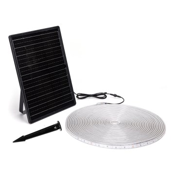 Aigostar - LED RGB Dimbart solband LED/20W/3,2V 20 m IP65 20000 mAh + fjärrkontroll