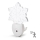 Aigostar - LED RGB Nattlampa med sensor LED/0,5W/230V snöflinga