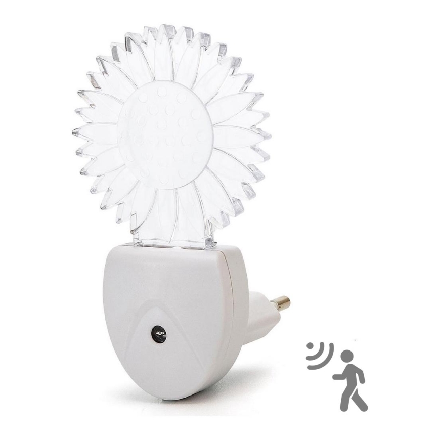 Aigostar - LED RGB nattlampa med sensor LED/0,5W/230V sol