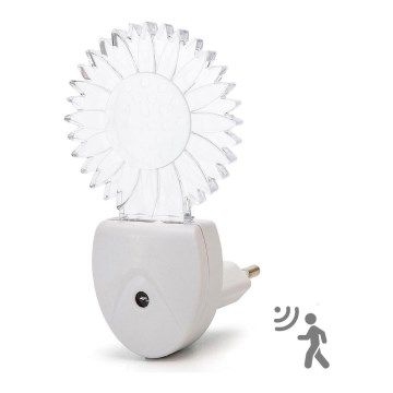 Aigostar - LED RGB Nattlampa med sensor LED/0,5W/230V sun