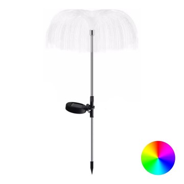 Aigostar - LED RGB Solar dekorativ lampa LED/0,03W/1,2V 70cm IP44