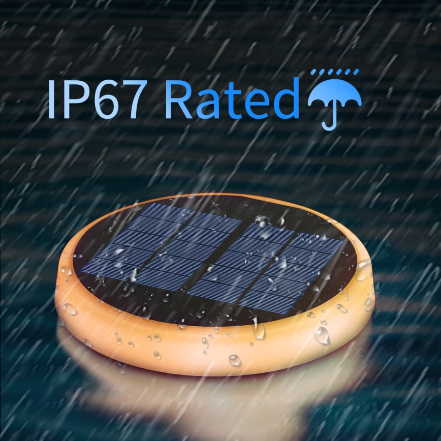 Aigostar - LED RGB solcellsbelysning LED/0,6W/3,7V IP65