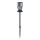 Aigostar - LED RGB solcellslampa LED/0,006W/1,2V 35,5 cm 100 mAh matt krom IP44