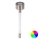 Aigostar - LED RGB solcellslampa LED/0,006W/1,2V 40 mAh 36,7cm matt krom IP44