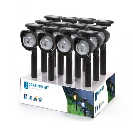 Aigostar - LED RGB solcellslampa LED/400mAh IP44