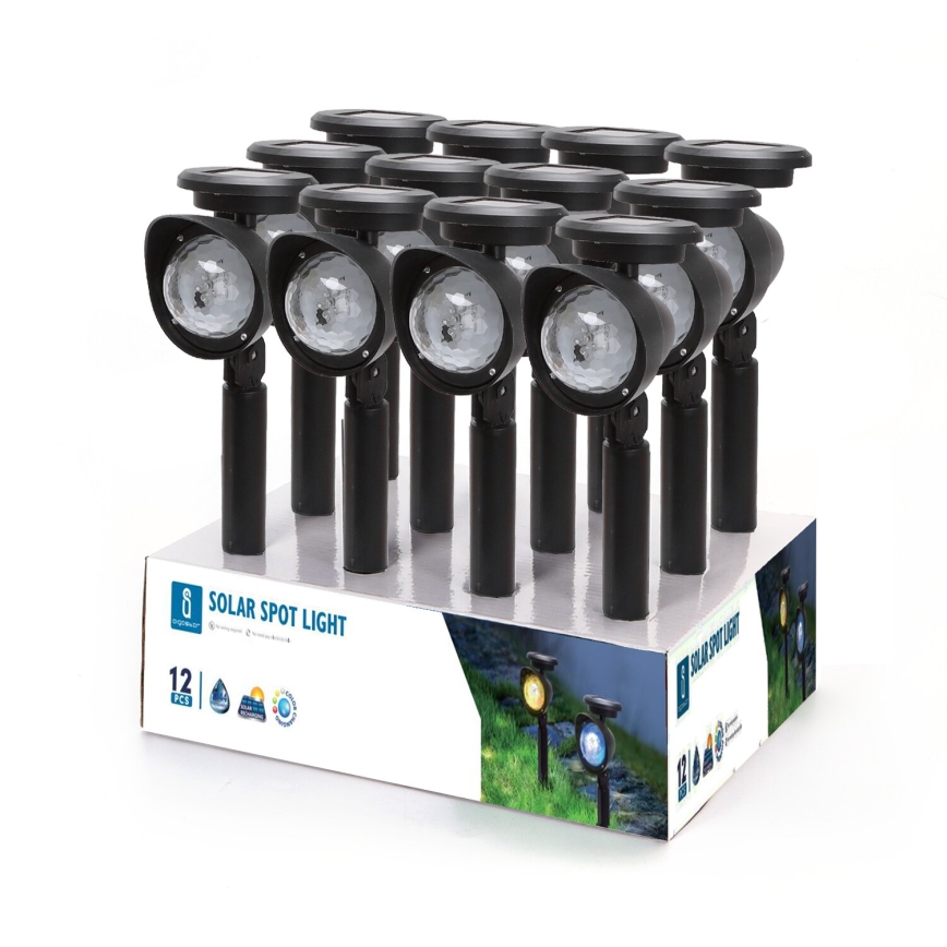 Aigostar - LED RGB solcellslampa LED/400mAh IP44