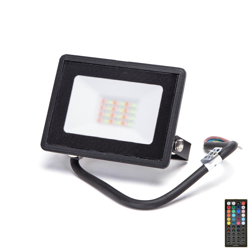 Aigostar - LED RGB strålkastare LED/20W/230V IP65 + fjärrkontroll