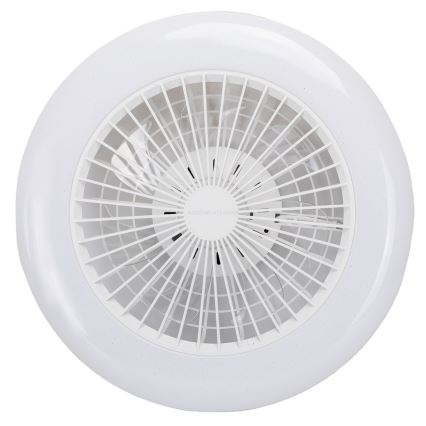 Aigostar - LED RGBW Dimbar taklampa med fläkt LED/40W/230V 2700-6500K diameter 48,5 cm vit + fjärrkontroll