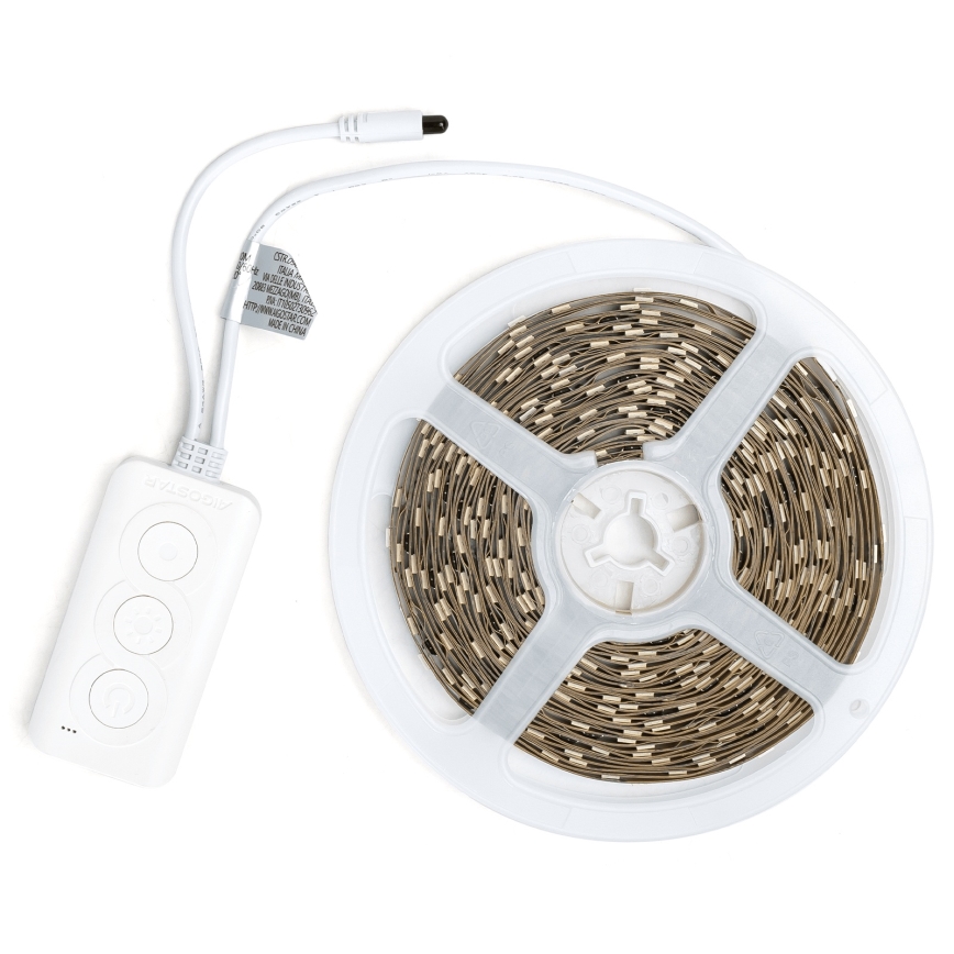 Aigostar - Dimbar LED RGBIC-remsa 10 m LED/24W/24V + fjärrkontroll och Wi‑Fi