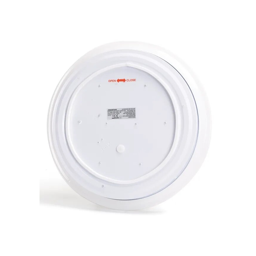 Aigostar - LED RGBW Ljusreglerad vägglampa för badrum MESH Smart LED/18W/230V 3000-6500K IP44 + fjärrkontroll