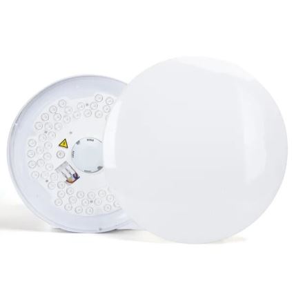 Aigostar - LED RGBW Ljusreglerad vägglampa för badrum MESH Smart LED/18W/230V 3000-6500K IP44 + fjärrkontroll