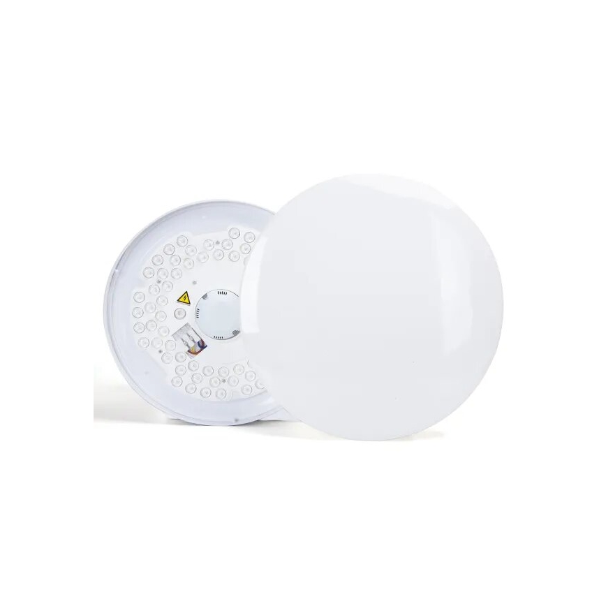 Aigostar - LED RGBW Ljusreglerad vägglampa för badrum MESH Smart LED/18W/230V 3000-6500K IP44 + fjärrkontroll