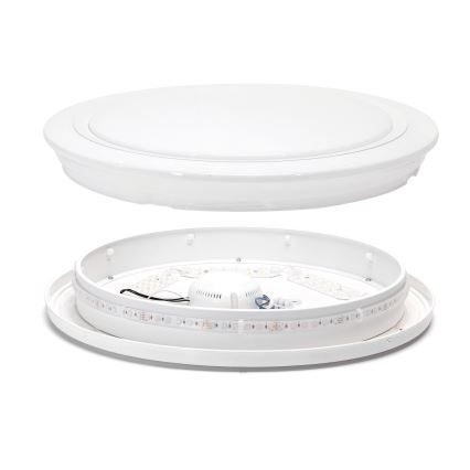 Aigostar - LED RGBW Dimbar badrumsbelysning LED/27W/230V 40 cm Wi-Fi IP44