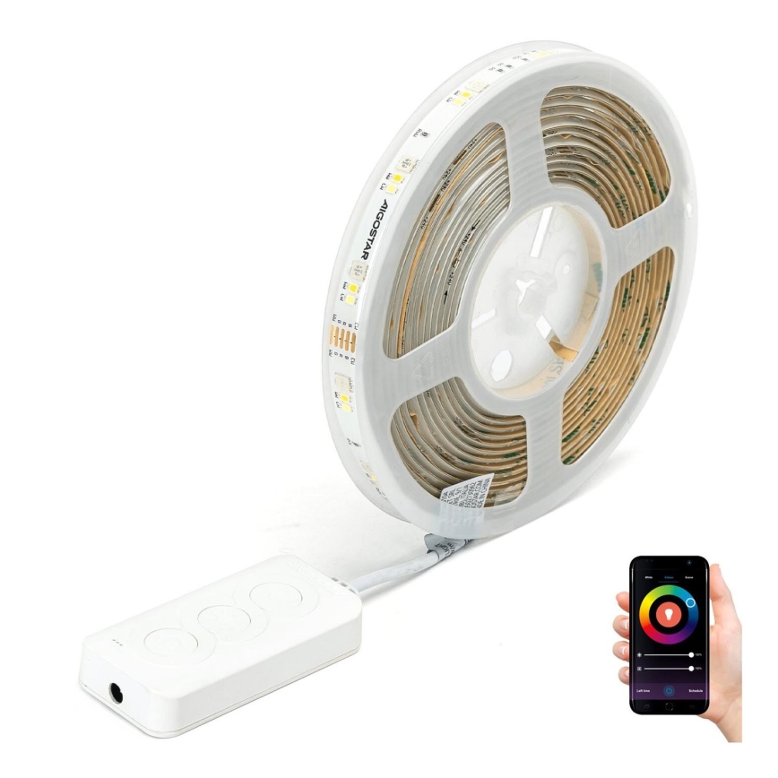 Aigostar - LED RGBW dimbar remsa 5m MESH Smart LED/24W/230V 2700-6500K + fjärrkontroll