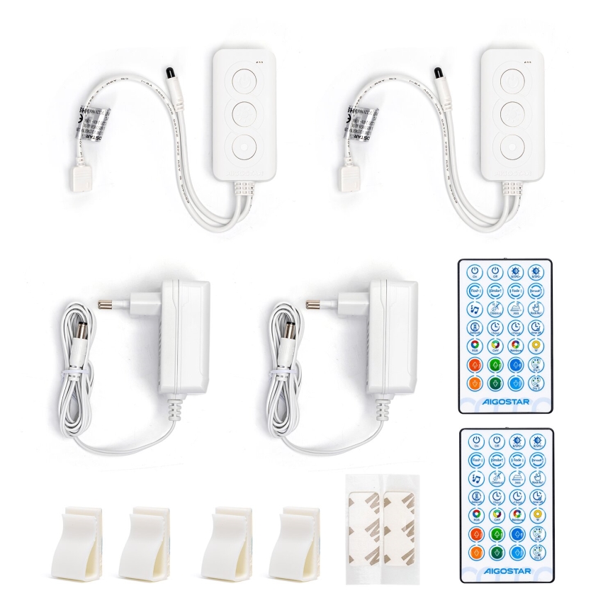 Aigostar - LED RGBW dimbar remsa LED/18W/12V 2x5 m Wi-Fi