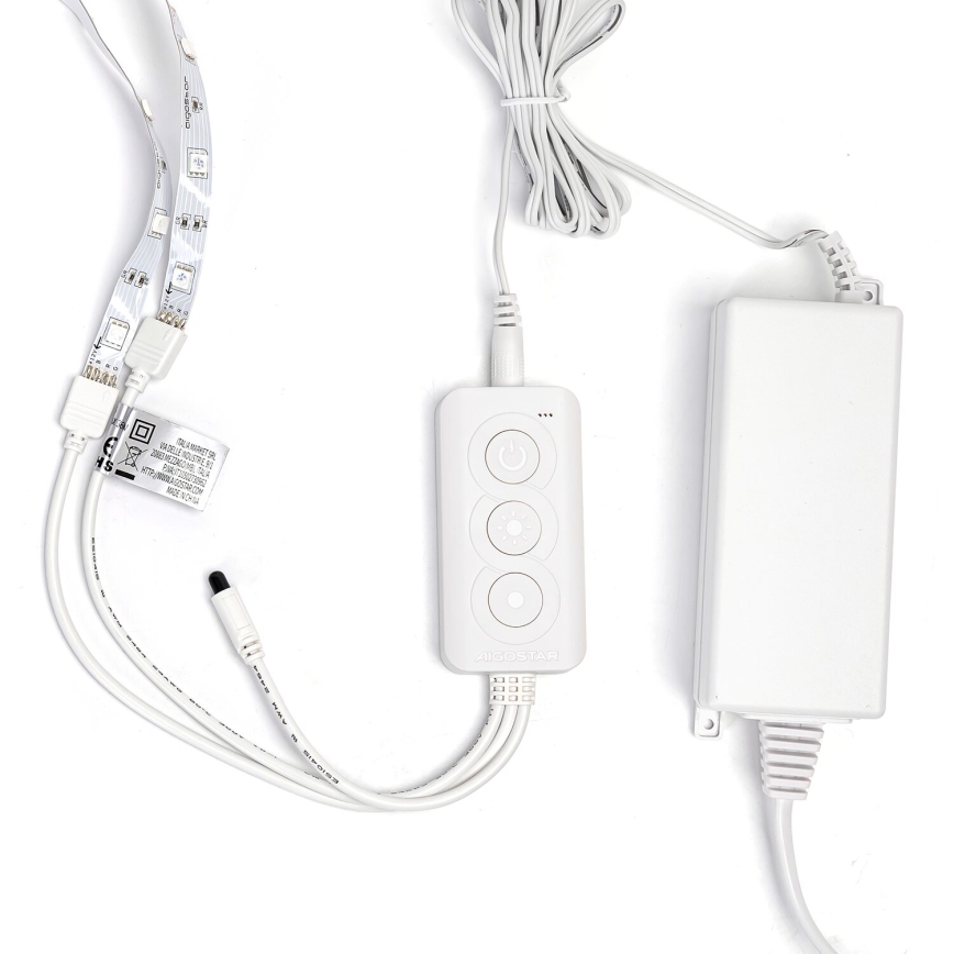 Aigostar - LED RGBW dimbar remsa LED/48W/12V 2x7,5 m Wi-Fi