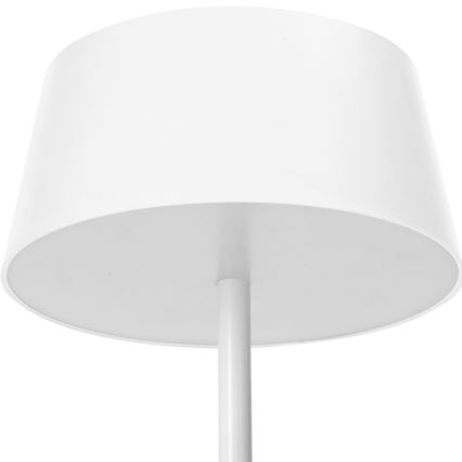 Aigostar - LED RGBW Dimbar skrivbordslampa med uttag och USB LED/4,6W/230V 3000/4000/6500K vit