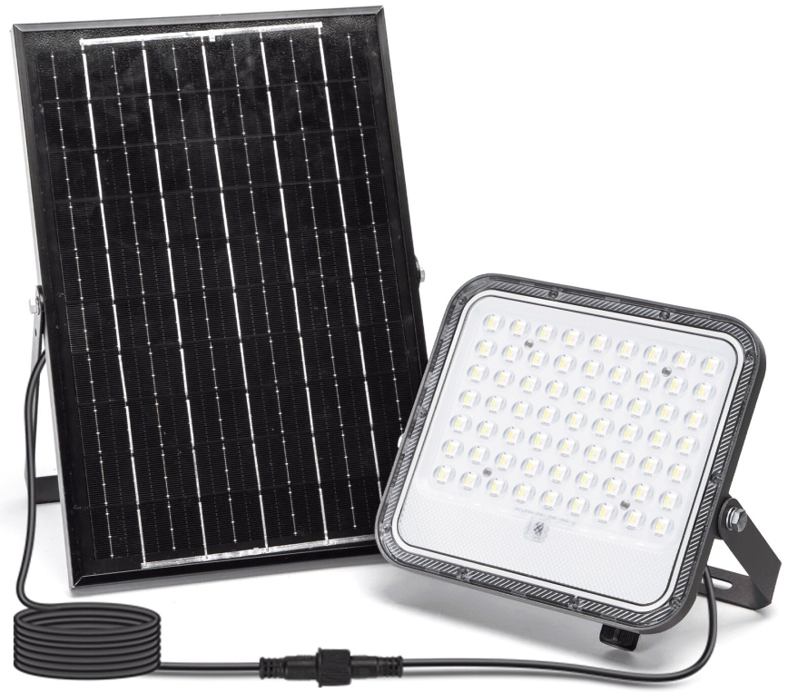 Aigostar - LED RGBW Dimbar solcellsstrålkastare LED/100W/3,4V IP66 8000 mAh + fjärrkontroll