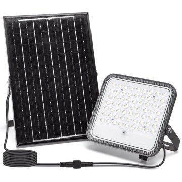Aigostar - LED RGBW Dimbar solcellsstrålkastare LED/100W/3,4V IP66 + fjärrkontroll