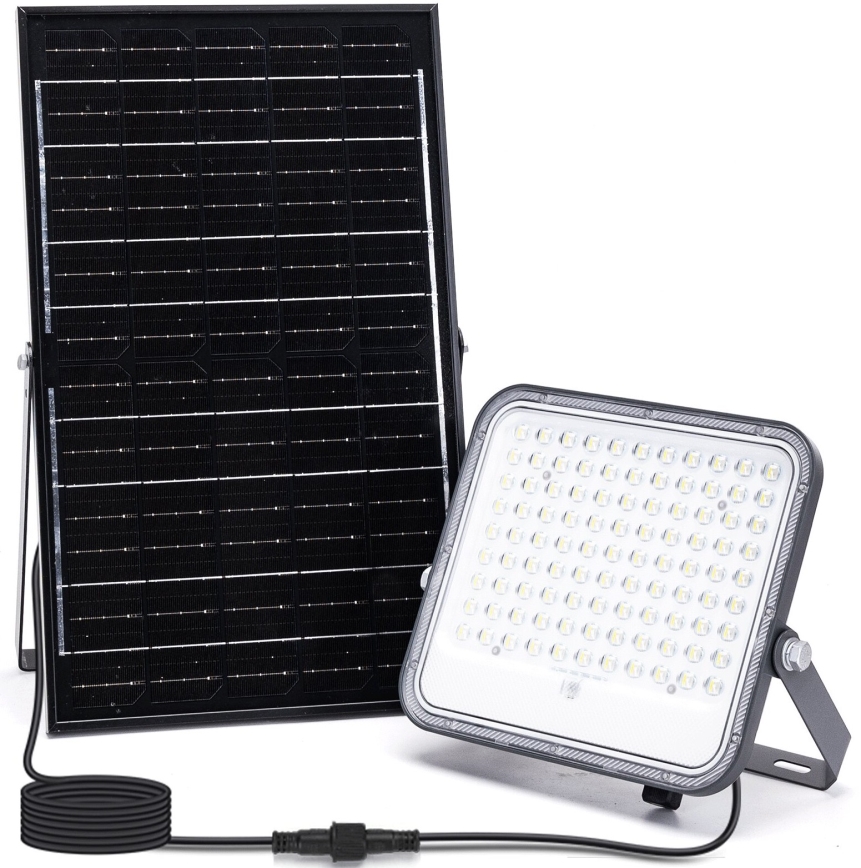 Aigostar - LED RGBW Dimbar solcellsstrålkastare LED/150W/3,4V IP66 12000 mAh + fjärrkontroll