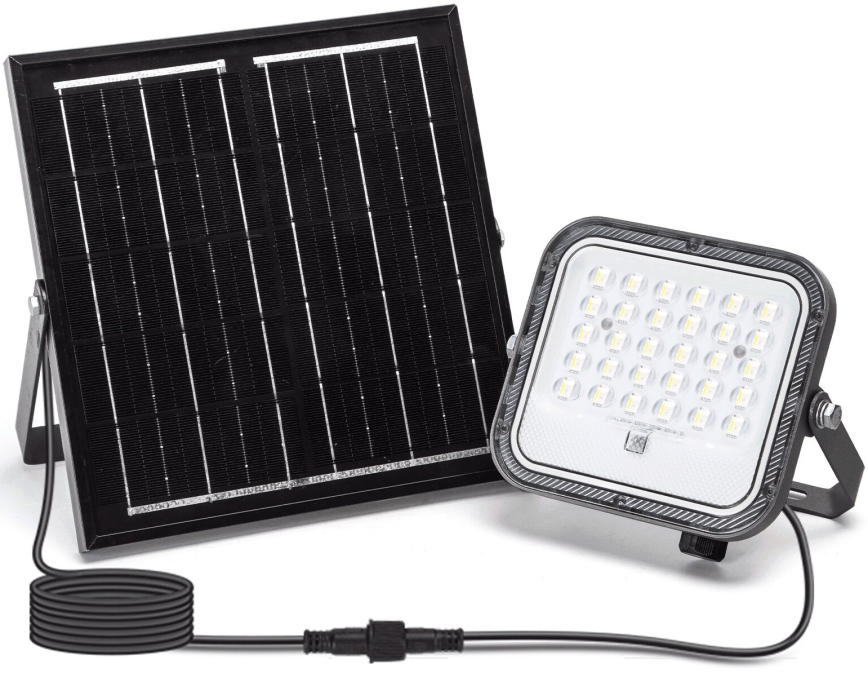 Aigostar - LED RGBW Dimbar solcellsstrålkastare LED/50W/3,4V IP66 4000 mAh + fjärrkontroll