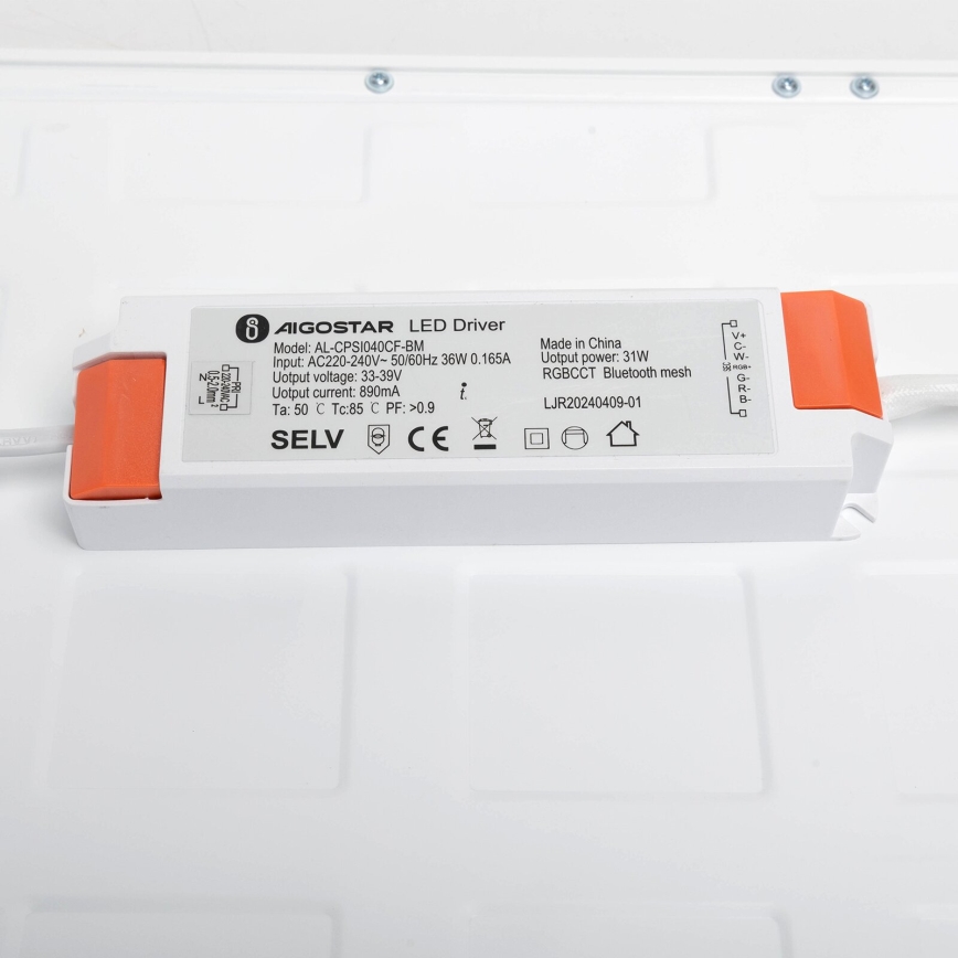 Aigostar - LED RGBW Infälld panel med dimmer MESH LED/36W/230V 2700-6500K 120x30 cm