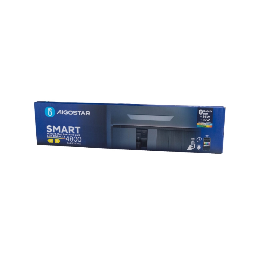 Aigostar - LED RGBW Infälld panel med dimmer MESH LED/36W/230V 2700-6500K 120x30 cm