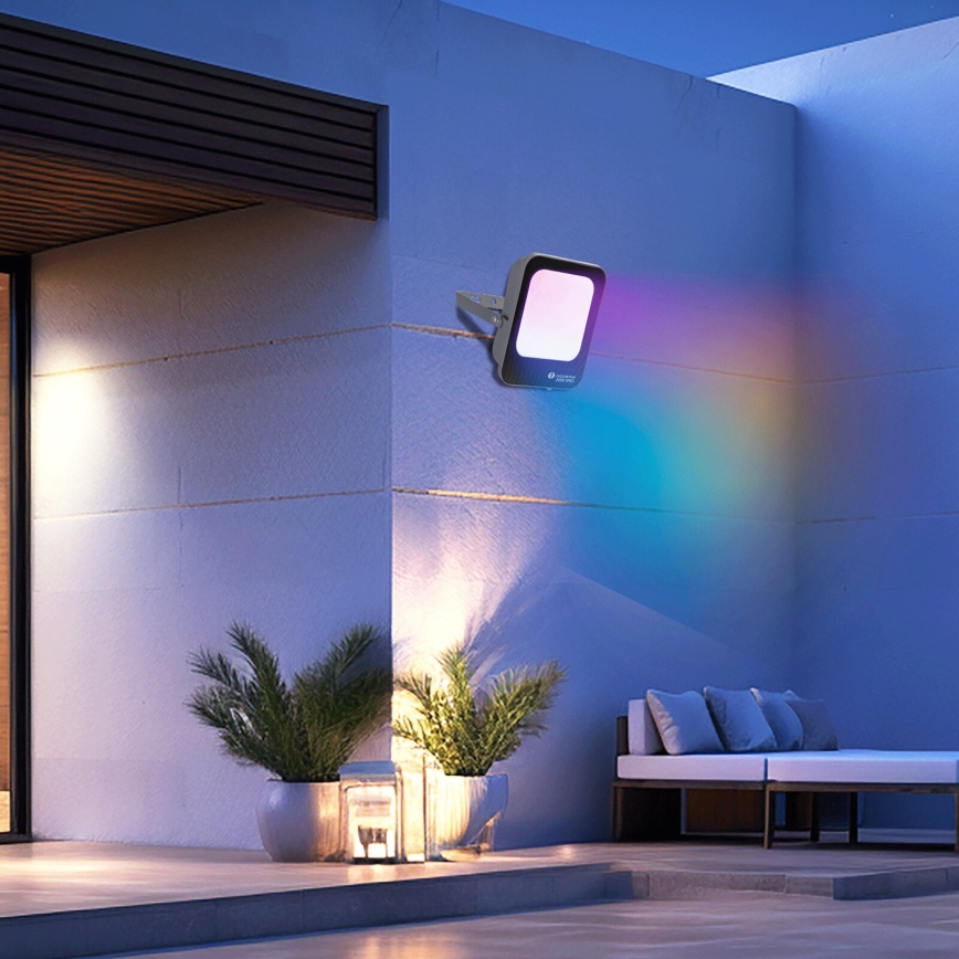 Aigostar - LED RGBW Dimbar strålkastare MESH Smart LED/30W/230V 6500K IP65 + fjärrkontroll