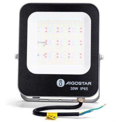 Aigostar - LED RGBW Dimbar strålkastare MESH Smart LED/30W/230V 6500K IP65 + fjärrkontroll